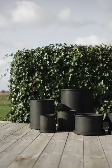 Set de 2 macetas Plant pot small - Black - DBKD