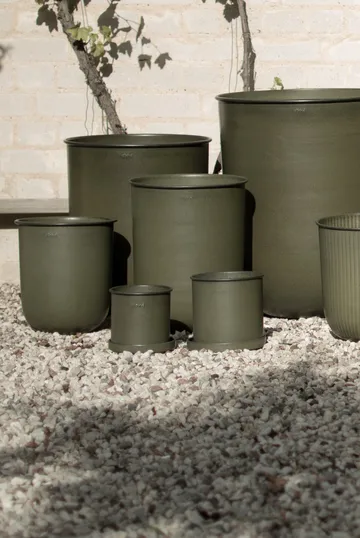 Set de 2 macetas Plant pot small - Green - DBKD