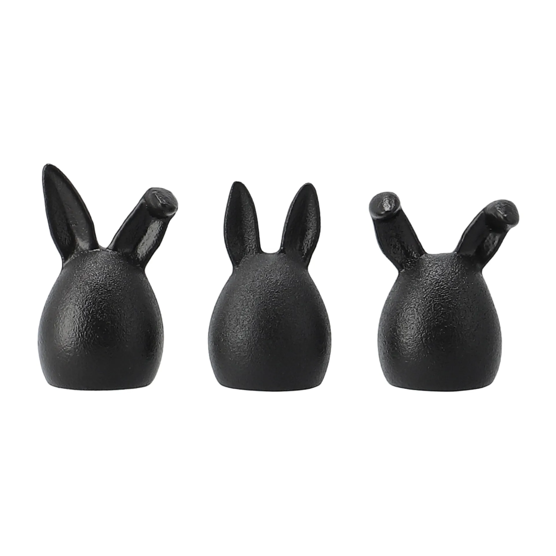 Set de 3 conejos de pascua Triplets, Cast iron DBKD