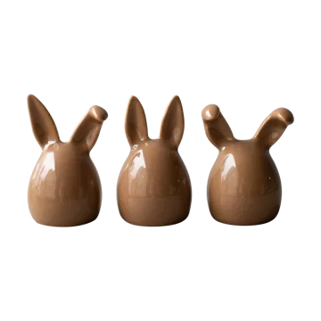 Set de 3 conejos de pascua Triplets - Shiny nougat - DBKD