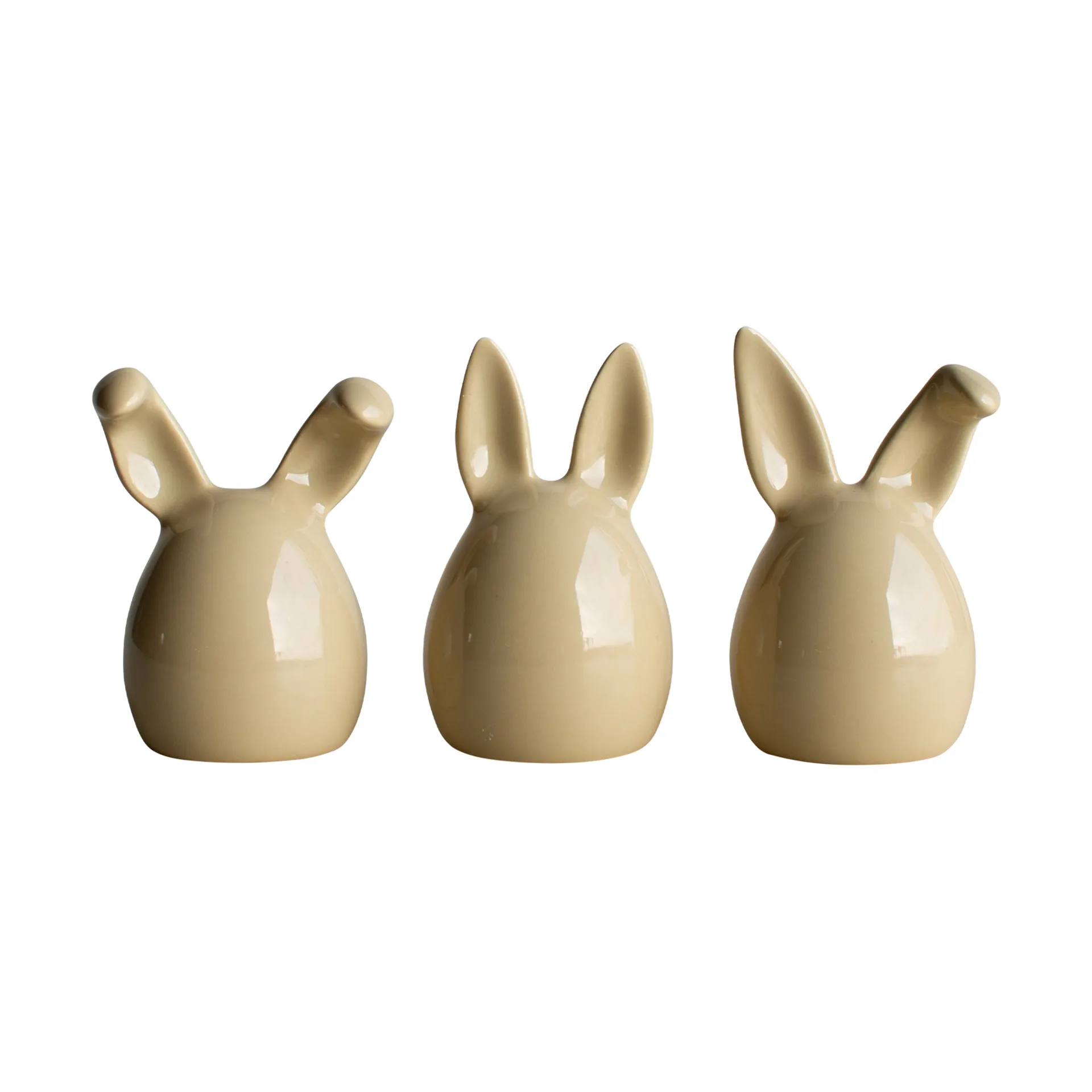 Set de 3 conejos de pascua Triplets, Shiny yellow DBKD