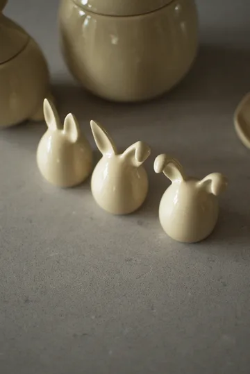 Set de 3 conejos de pascua Triplets - Shiny yellow - DBKD