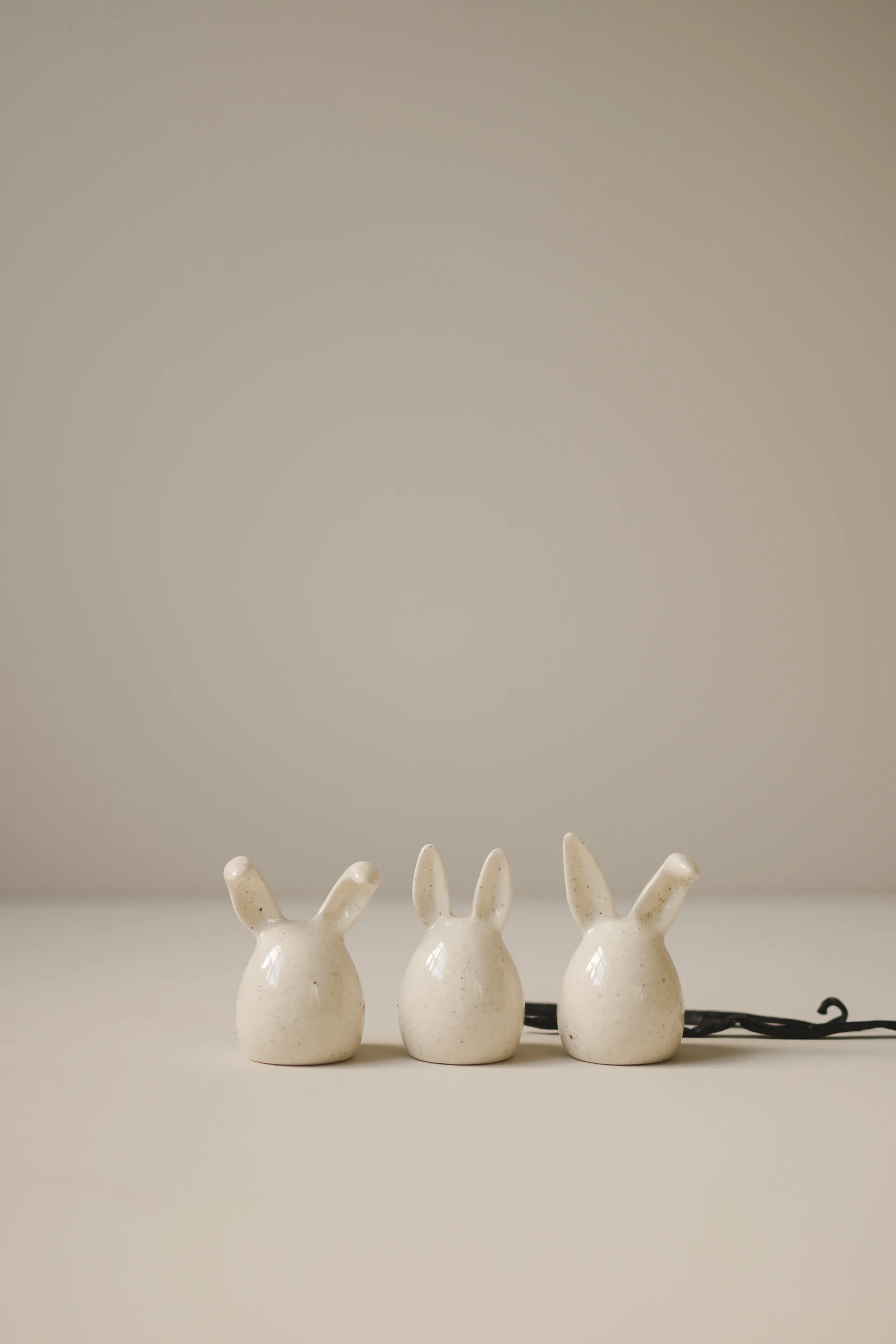 Set de 3 conejos de pascua Triplets, Vanilla DBKD