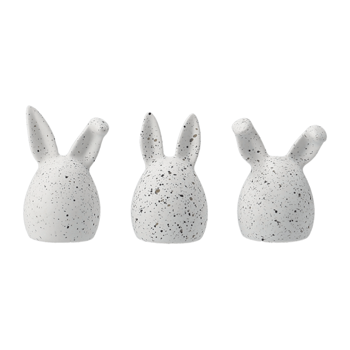 Set de 3 conejos de pascua Triplets - White dot - DBKD