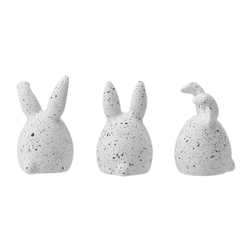 Set de 3 conejos de pascua Triplets - White dot - DBKD