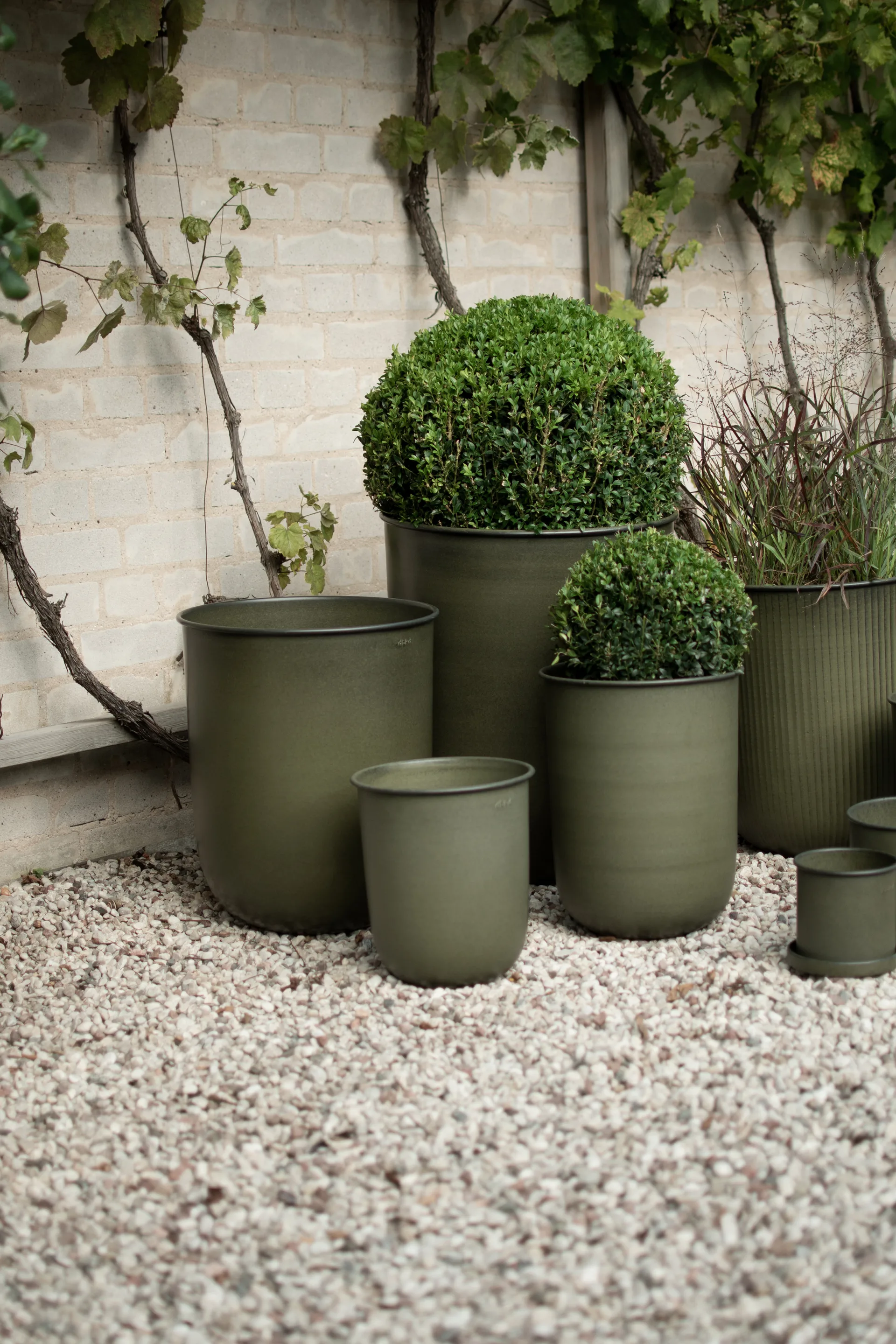 Set de 3 macetas Out, Green DBKD
