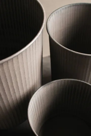 Set de 3 macetas Out stripe - Beige - DBKD