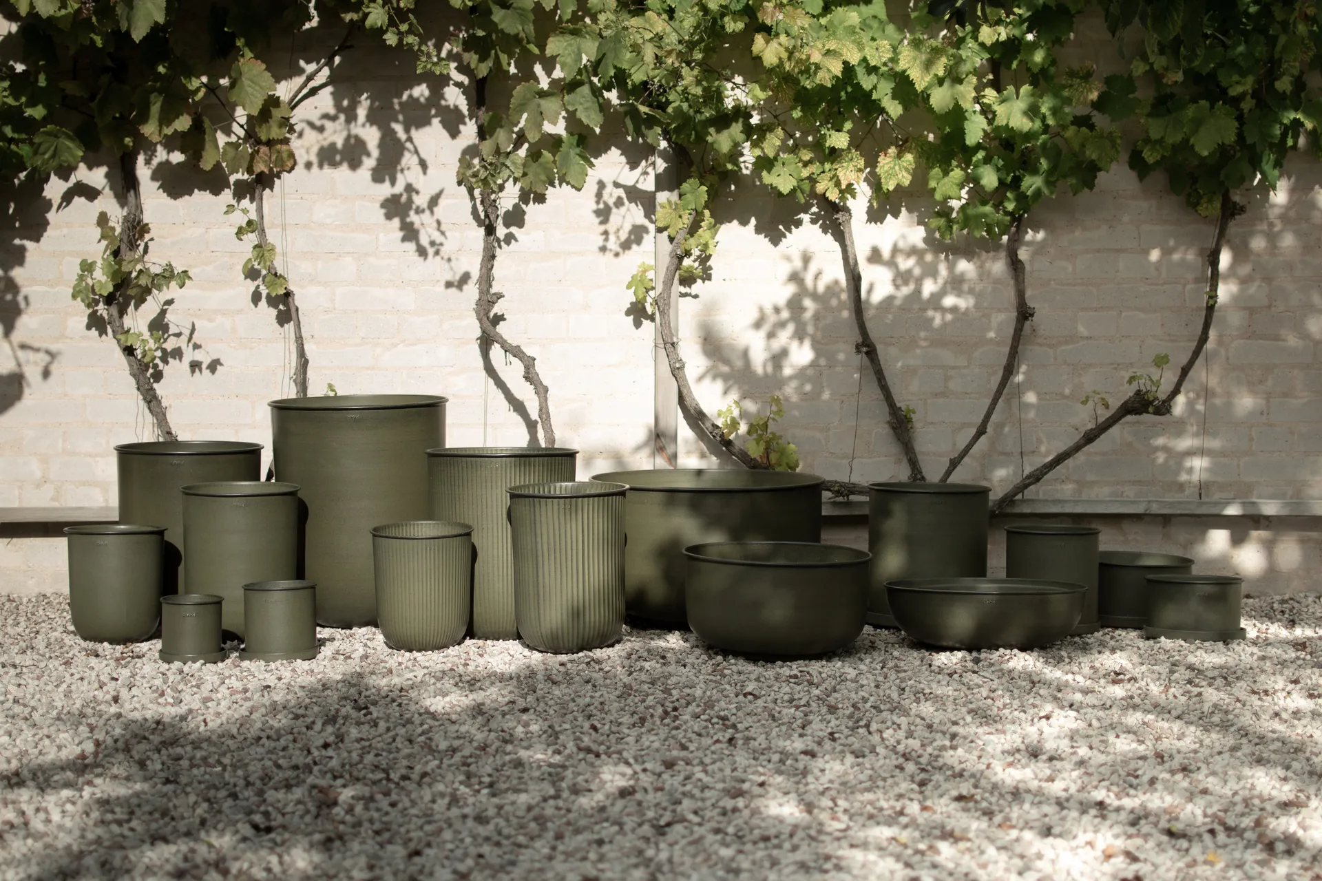 Set de 4 macetas Out, Green DBKD