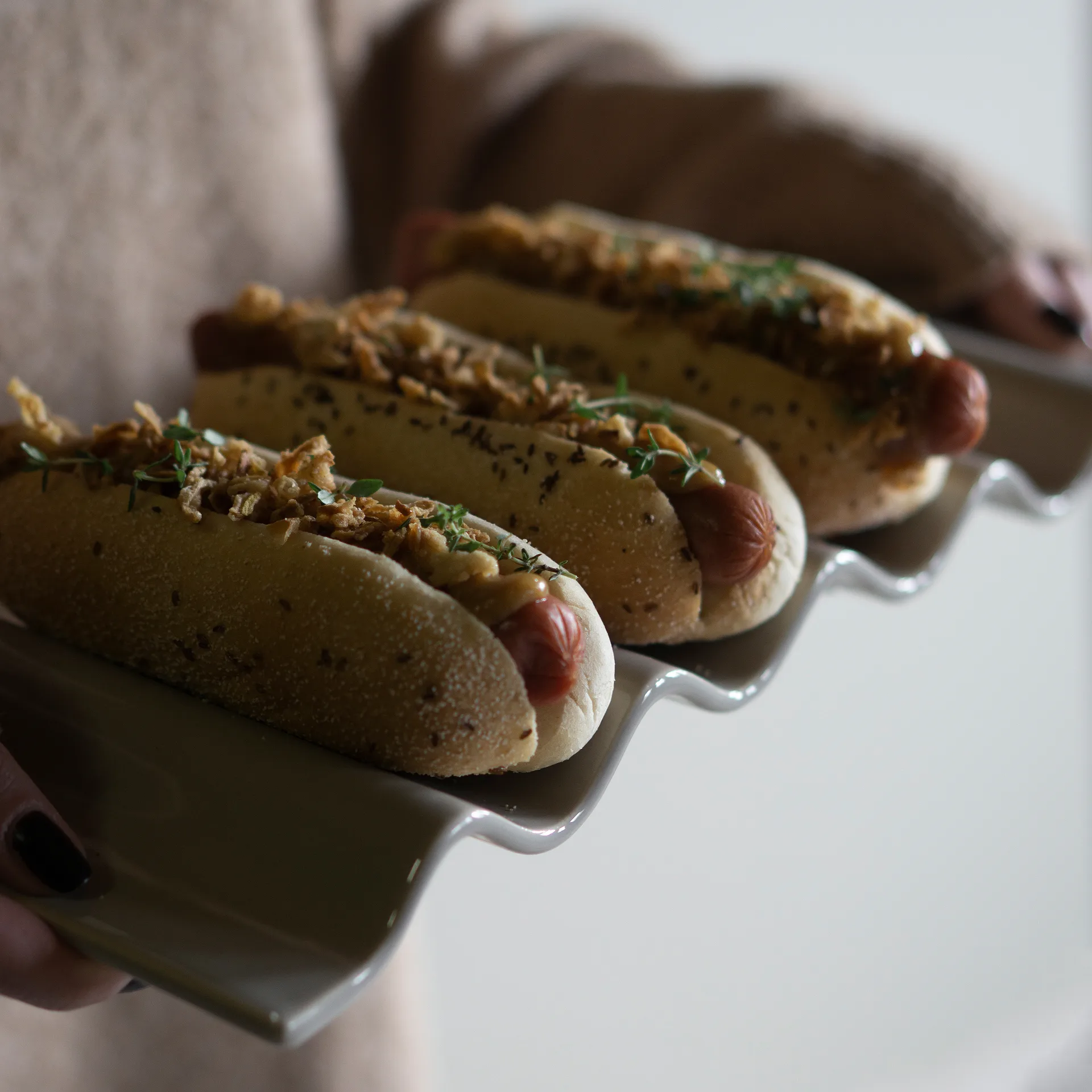 Soporte para salchichas Hold 14x37 cm, Shiny mole DBKD