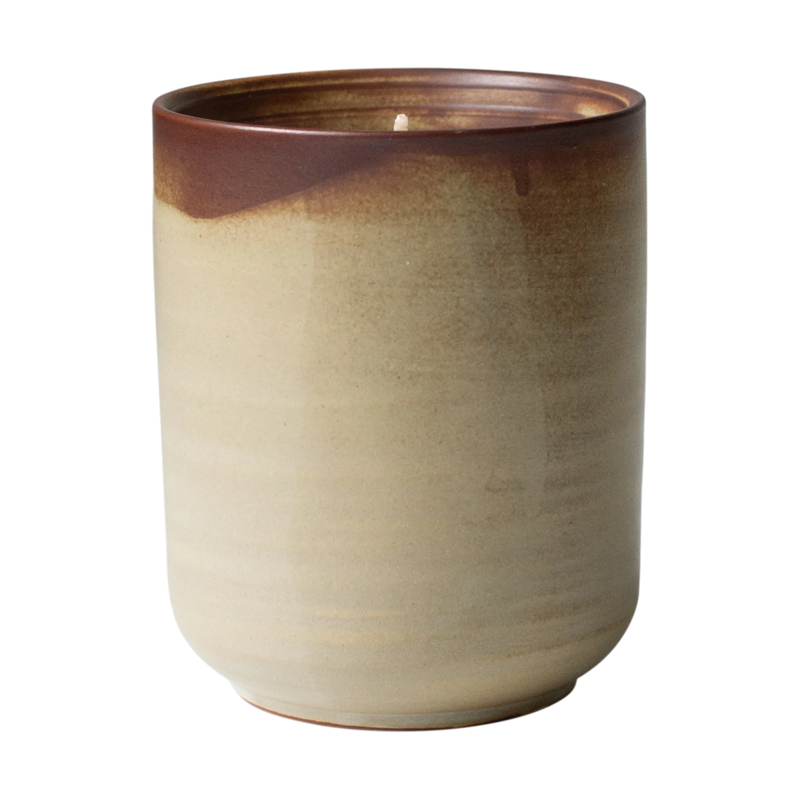 Vela aromática Burn 60 h, Crema-marrón DBKD