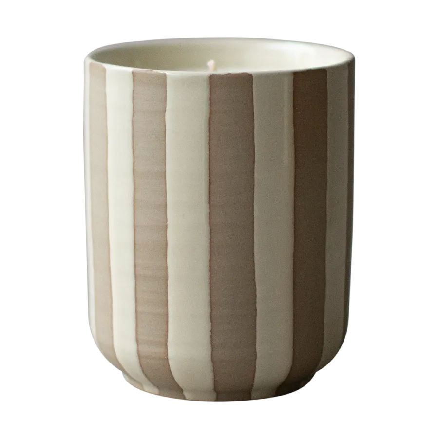 Vela aromática Burn 60 h, Shiny creme DBKD