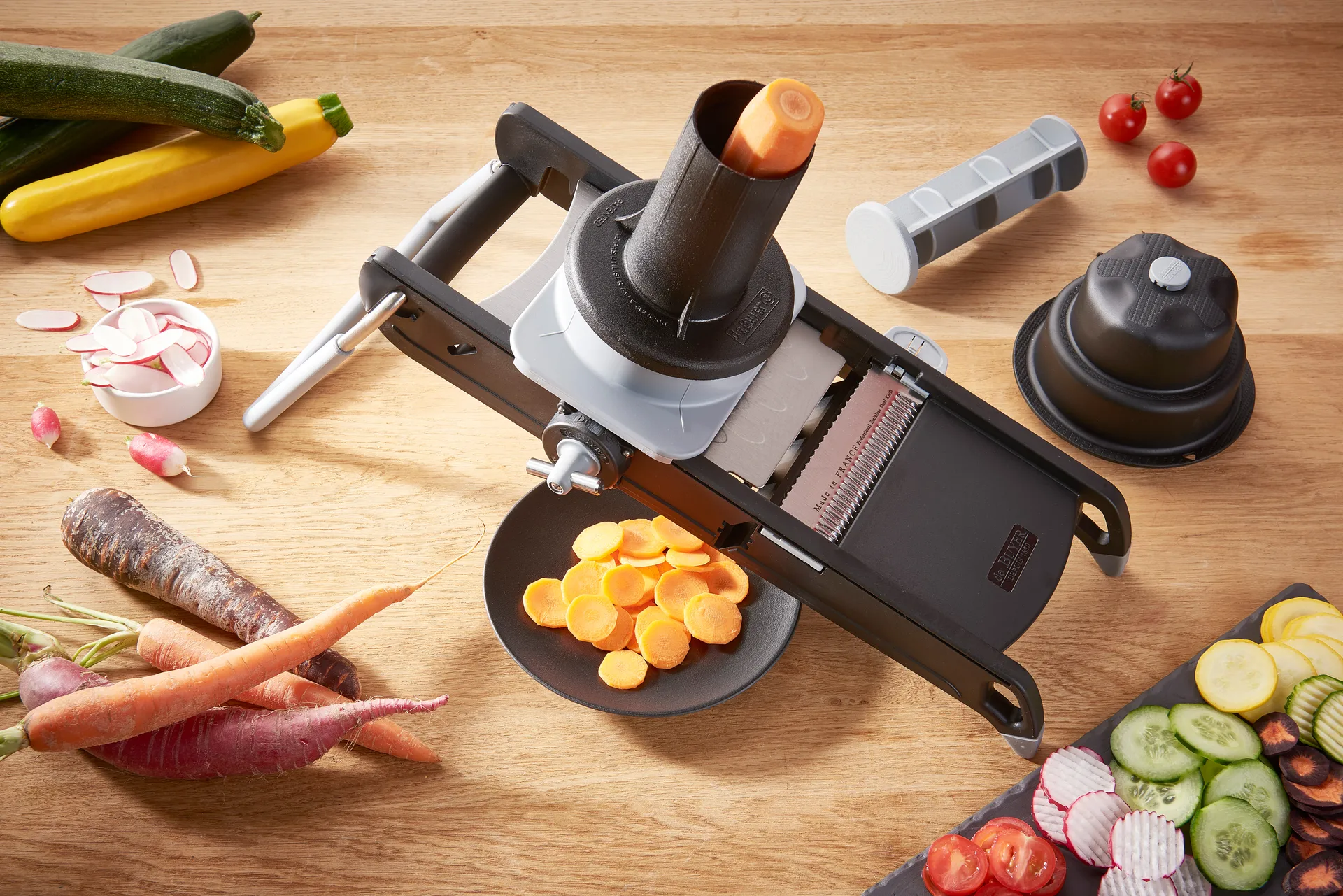 Accesorio kit de corte mandolina Gravity de buyer, negro De Buyer