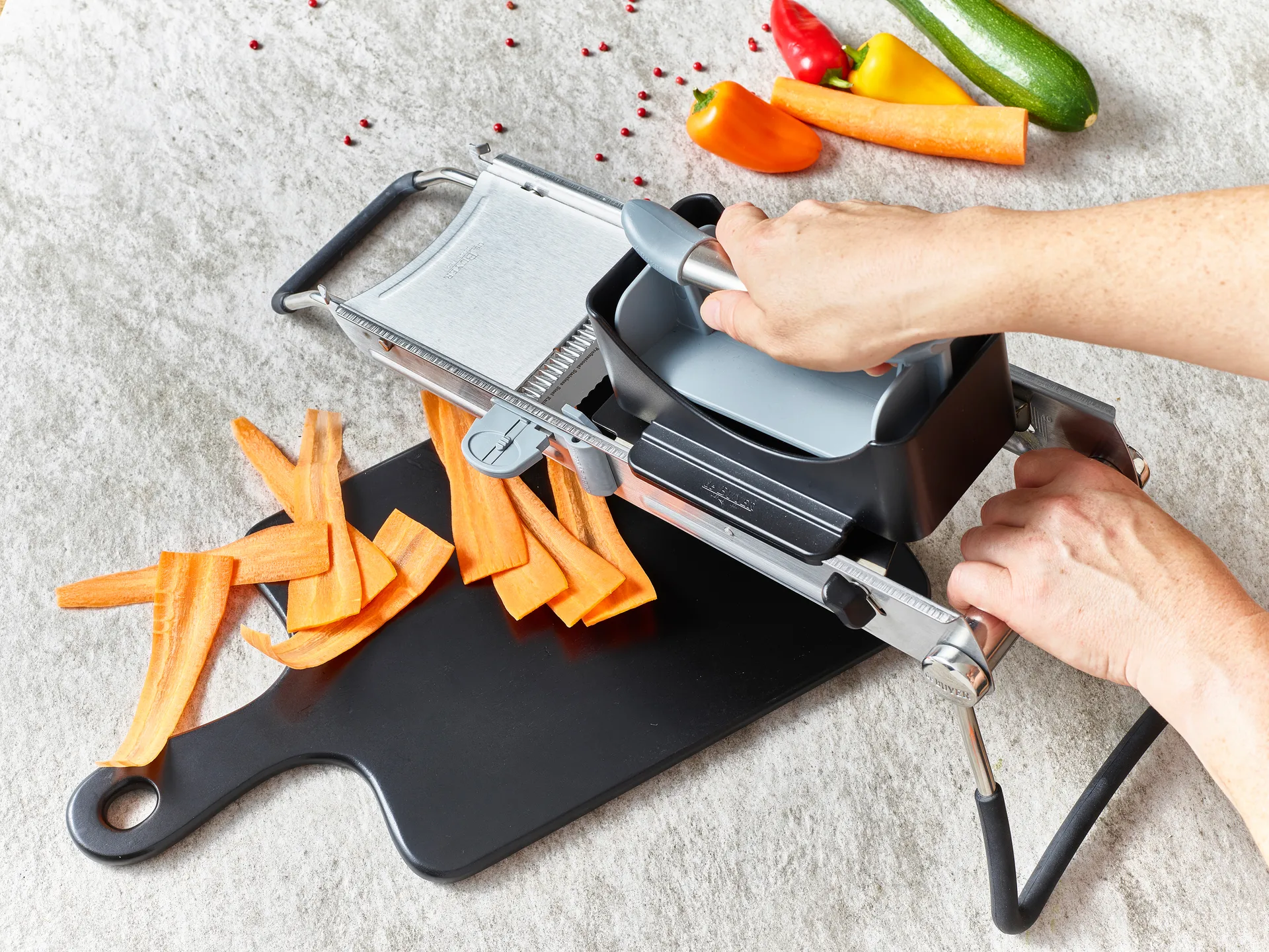 Accesorio para mandolina Revolution 2pusher, negro De Buyer