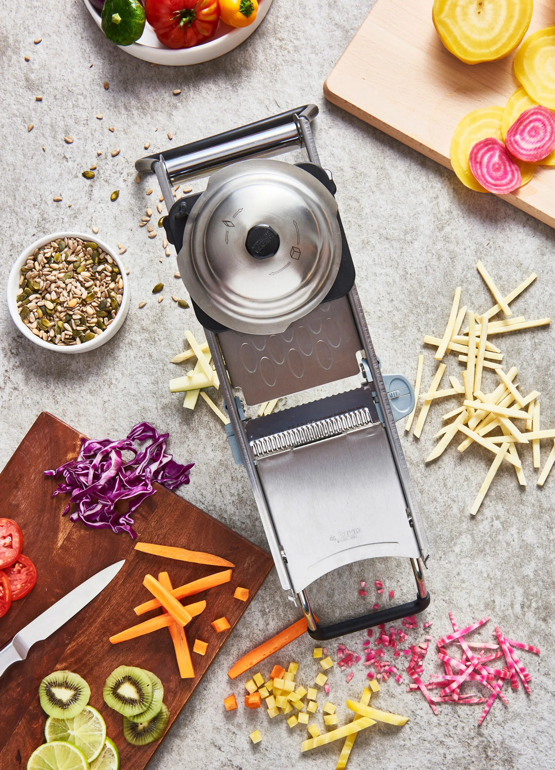 Cortador de verduras De Buyer Revolution, gris De Buyer