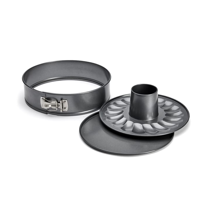 Molde bizochos desmontable con dos bases De Buyer, 26 cm De Buyer