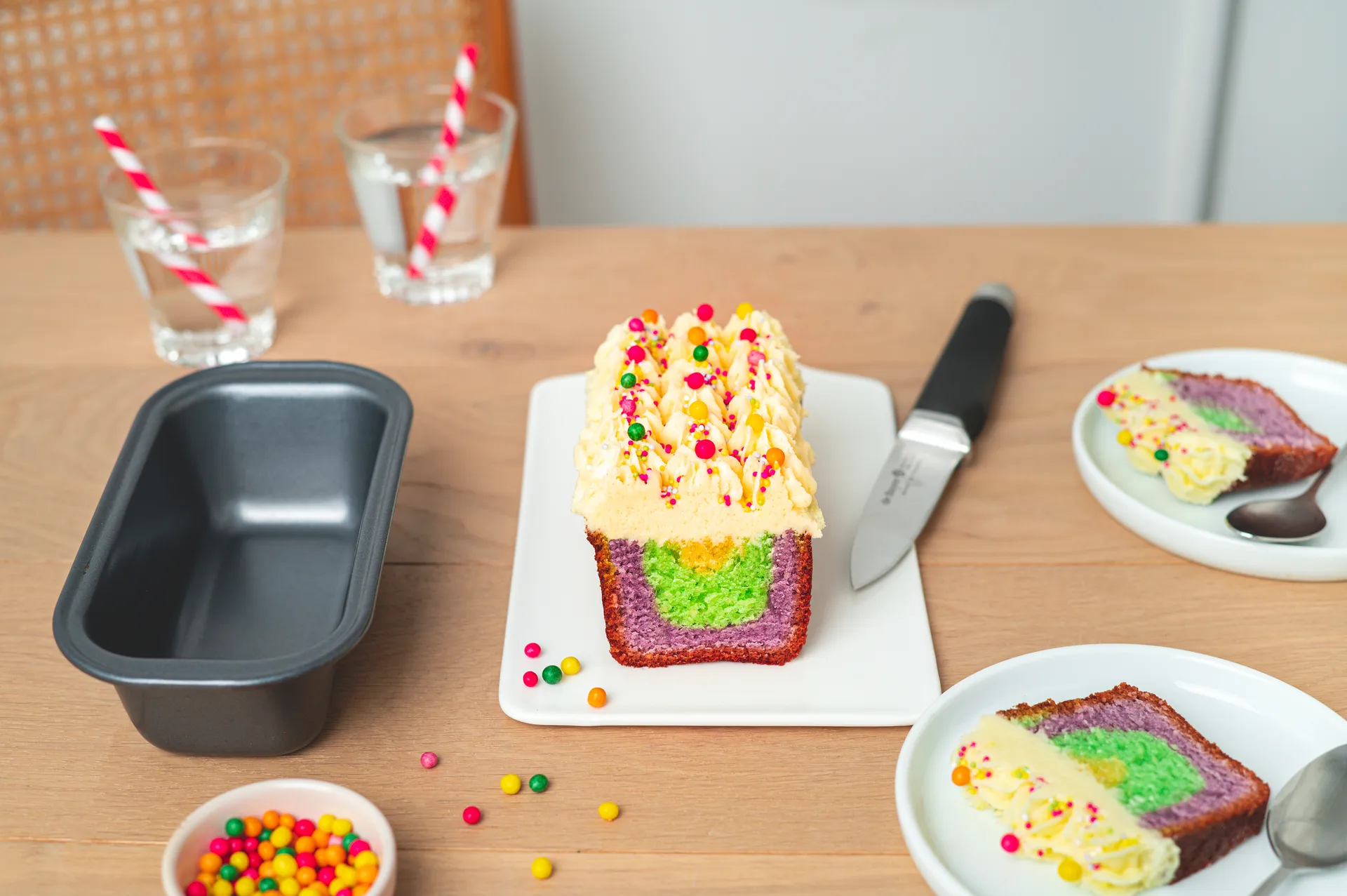 Molde de horno con esquinas redondeadas De Buyer, 10x26 cm De Buyer