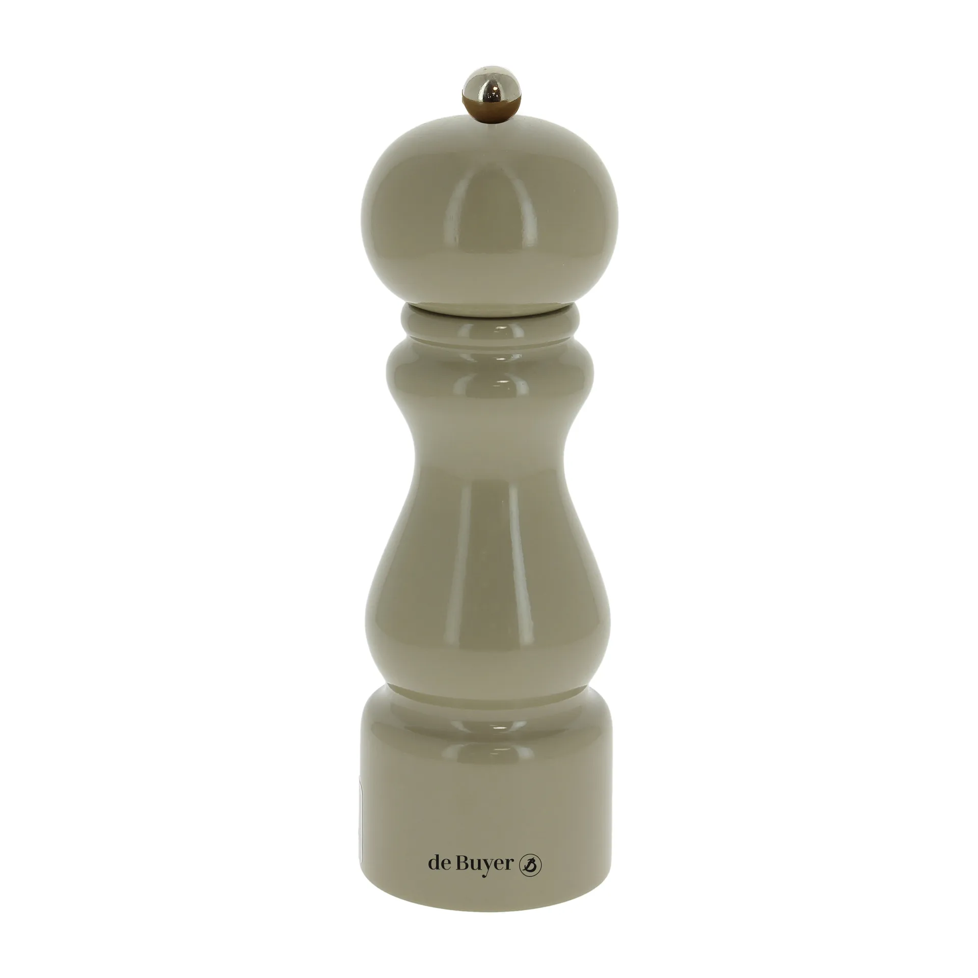 Molinillo de sal y pimienta Rumba cerámica 20 cm, Greige-brillante De Buyer