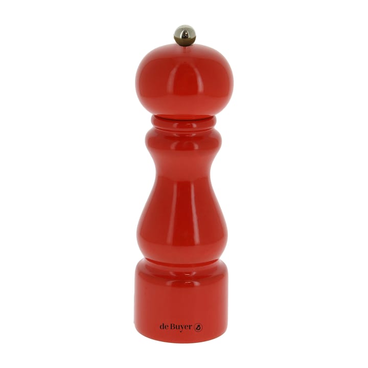 Molinillo de sal y pimienta Rumba cerámica 20 cm - rojo-brillante - De Buyer
