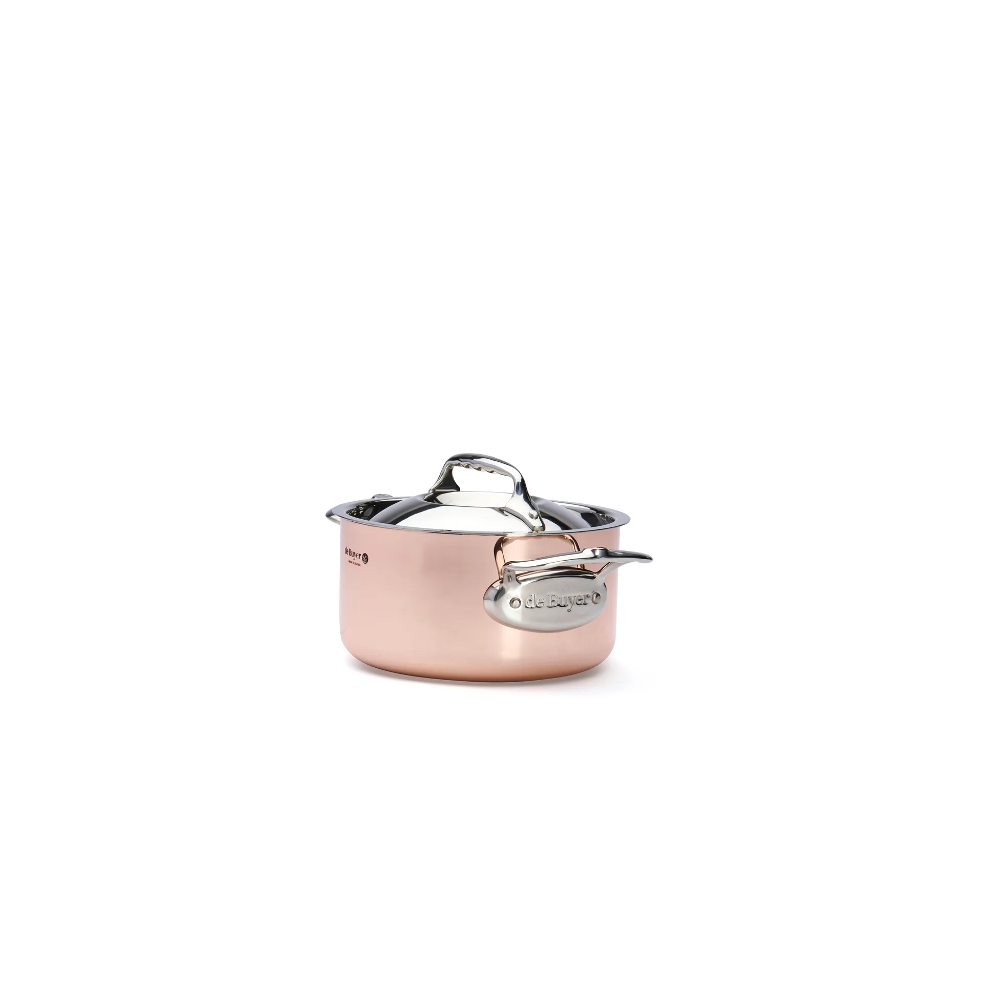 Olla inducción con tapa Prima Matera, 16 cm De Buyer