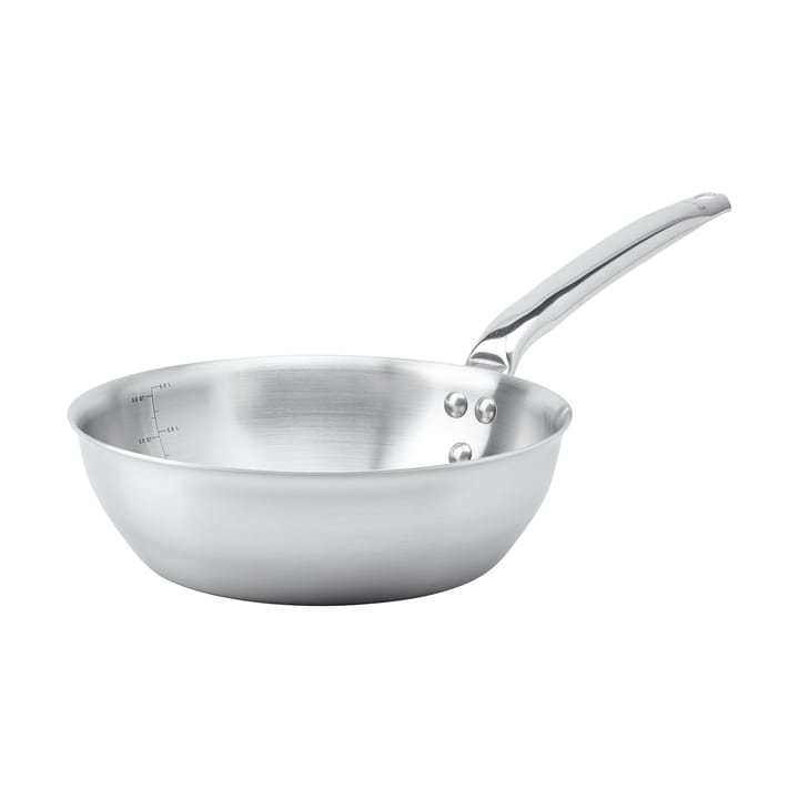 Sartén redondeada de acero inoxidable Alchimy - Ø24 cm - De Buyer