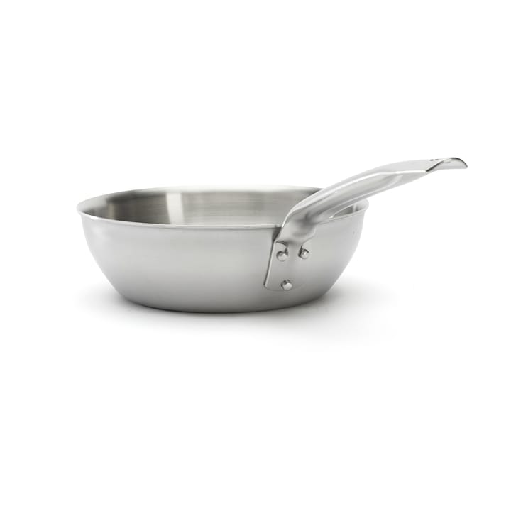 Sartén redondeada de acero inoxidable Alchimy, Ø24 cm De Buyer