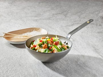 Sartén wok Mineral B - 28 cm - De Buyer