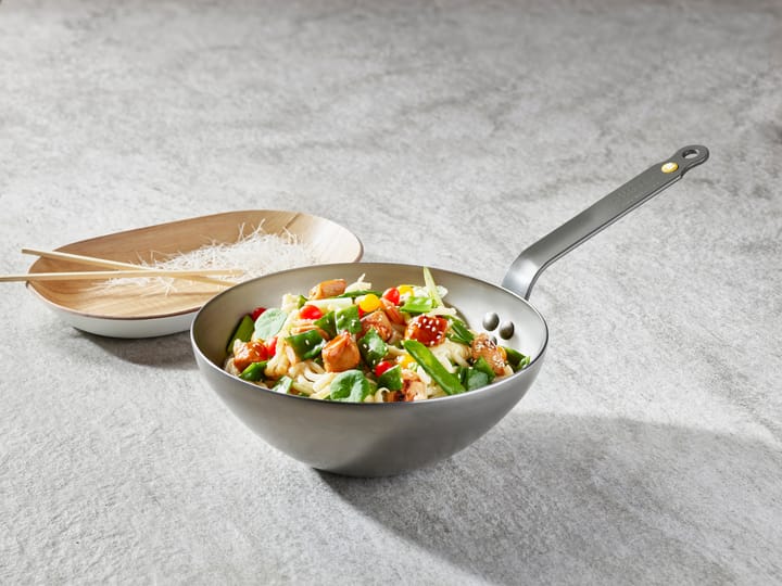 Sartén wok Mineral B, 28 cm De Buyer