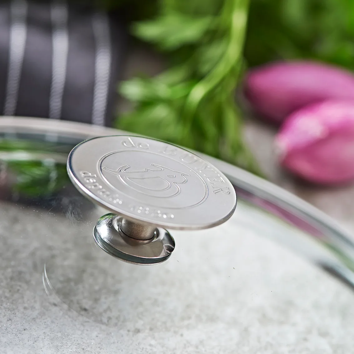 Tapa de cristal Milady, Ø24 cm De Buyer