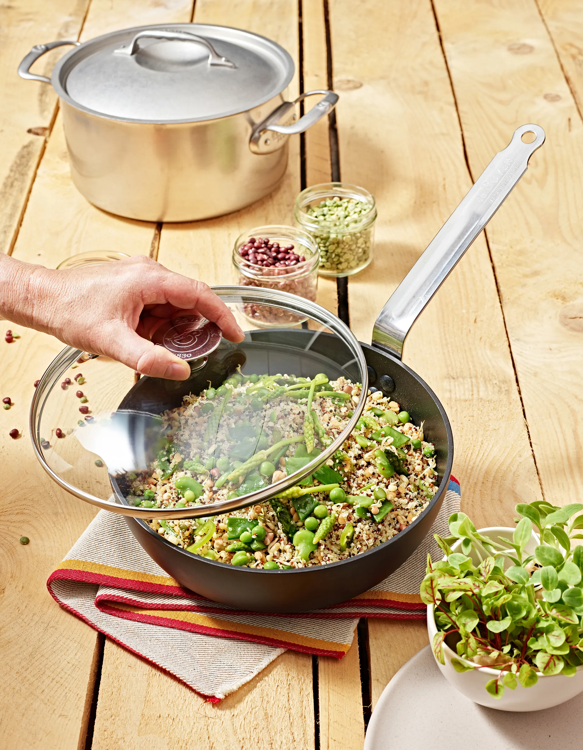 Tapa de cristal Milady, Ø24 cm De Buyer