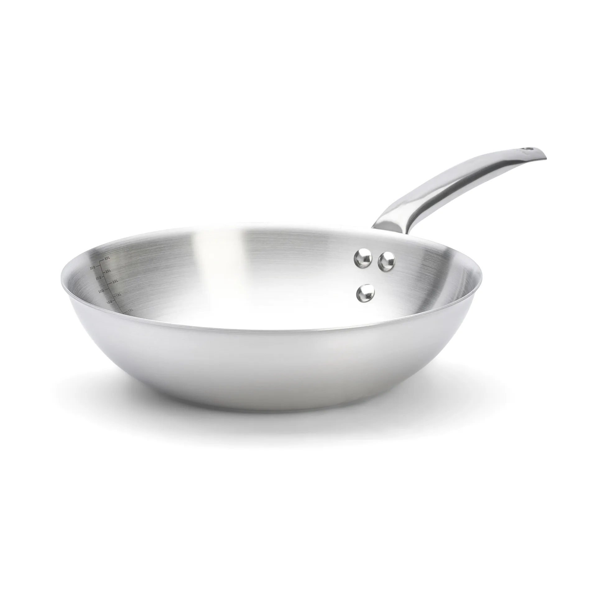 Wok de acero inoxidable Alchimy, Ø28 cm De Buyer