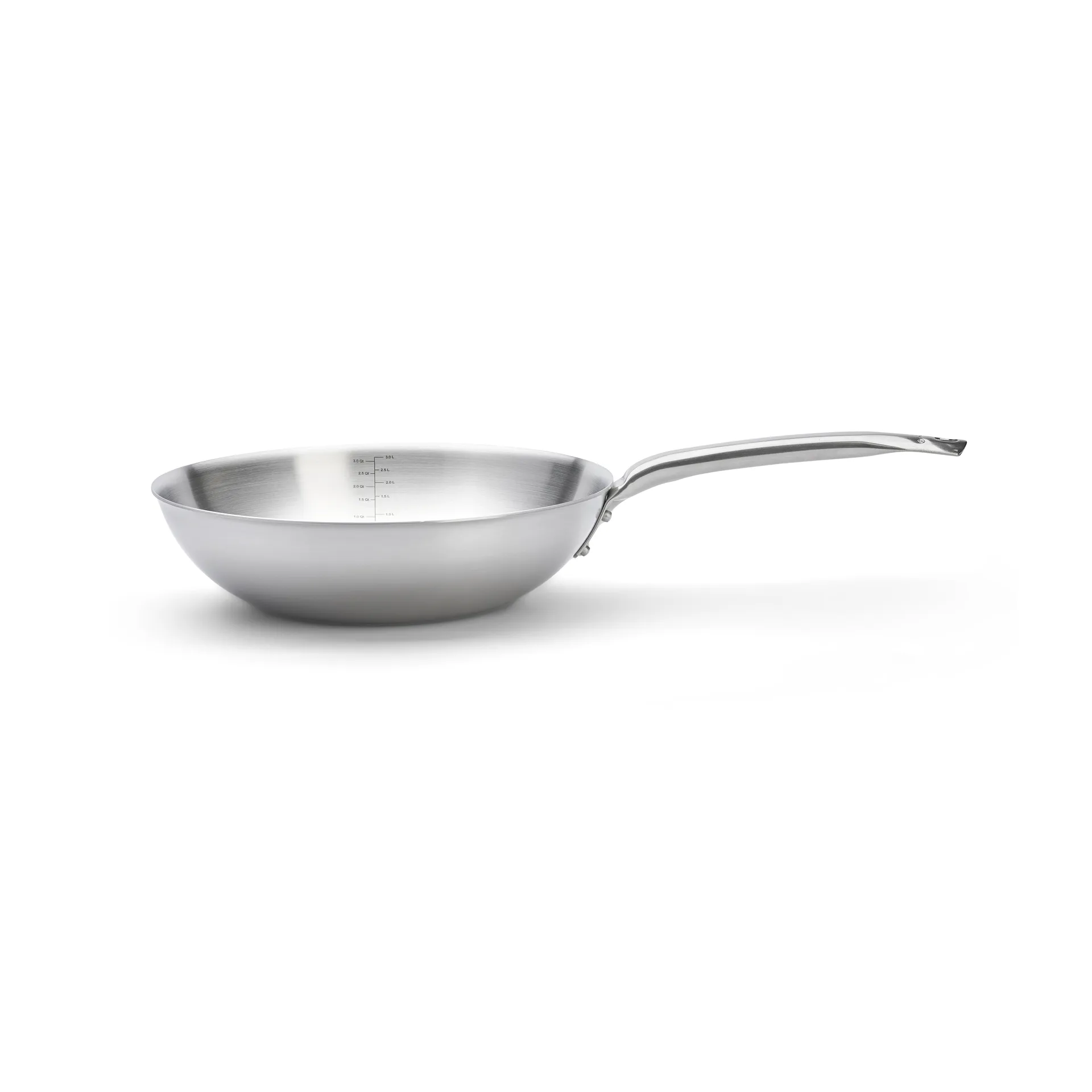 Wok de acero inoxidable Alchimy, Ø28 cm De Buyer