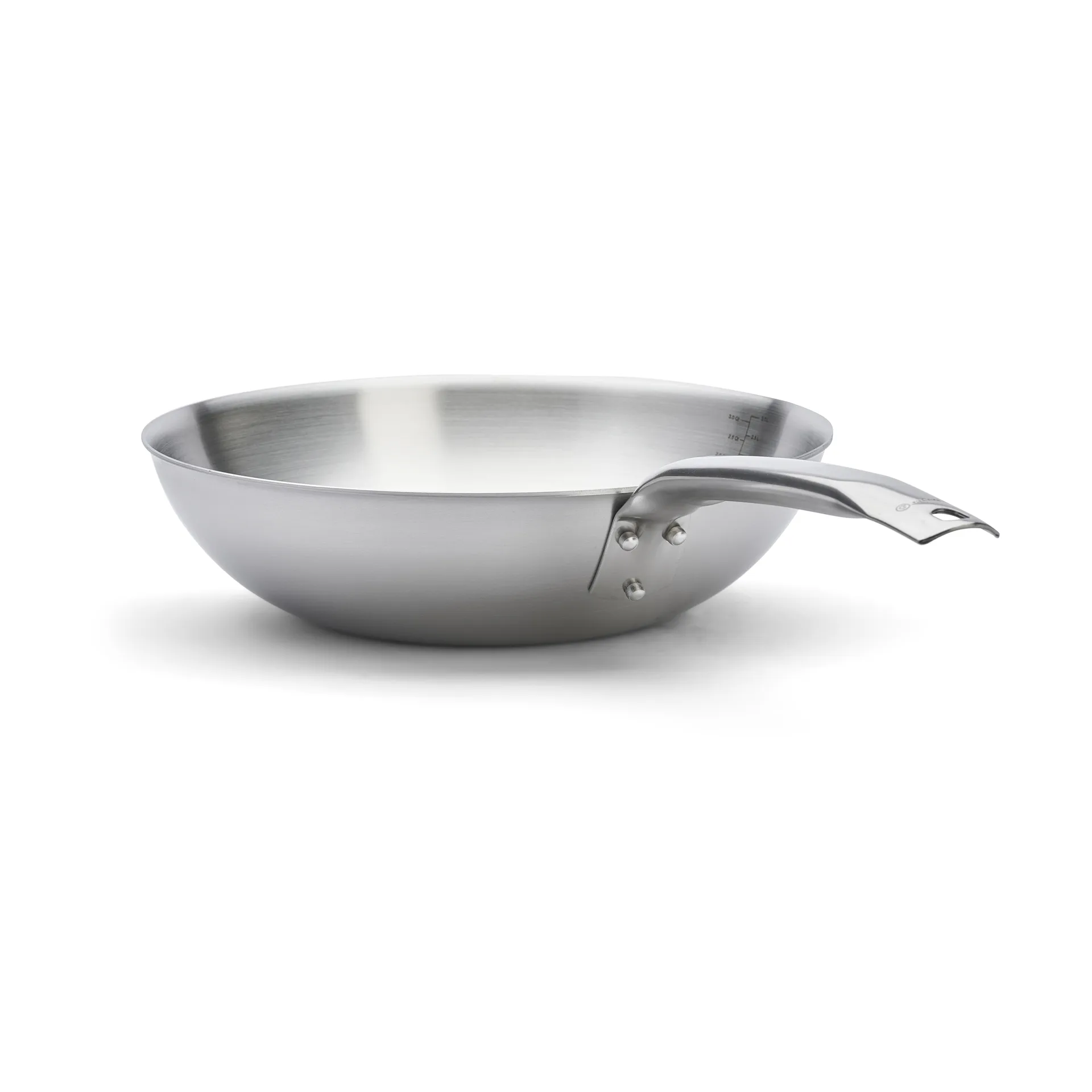 Wok de acero inoxidable Alchimy, Ø28 cm De Buyer