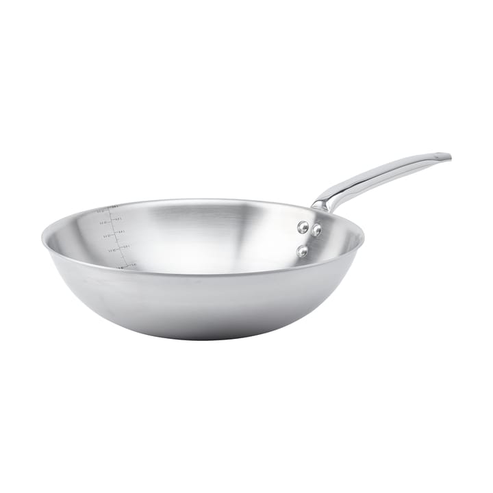 Wok de acero inoxidable Alchimy - Ø32 cm - De Buyer