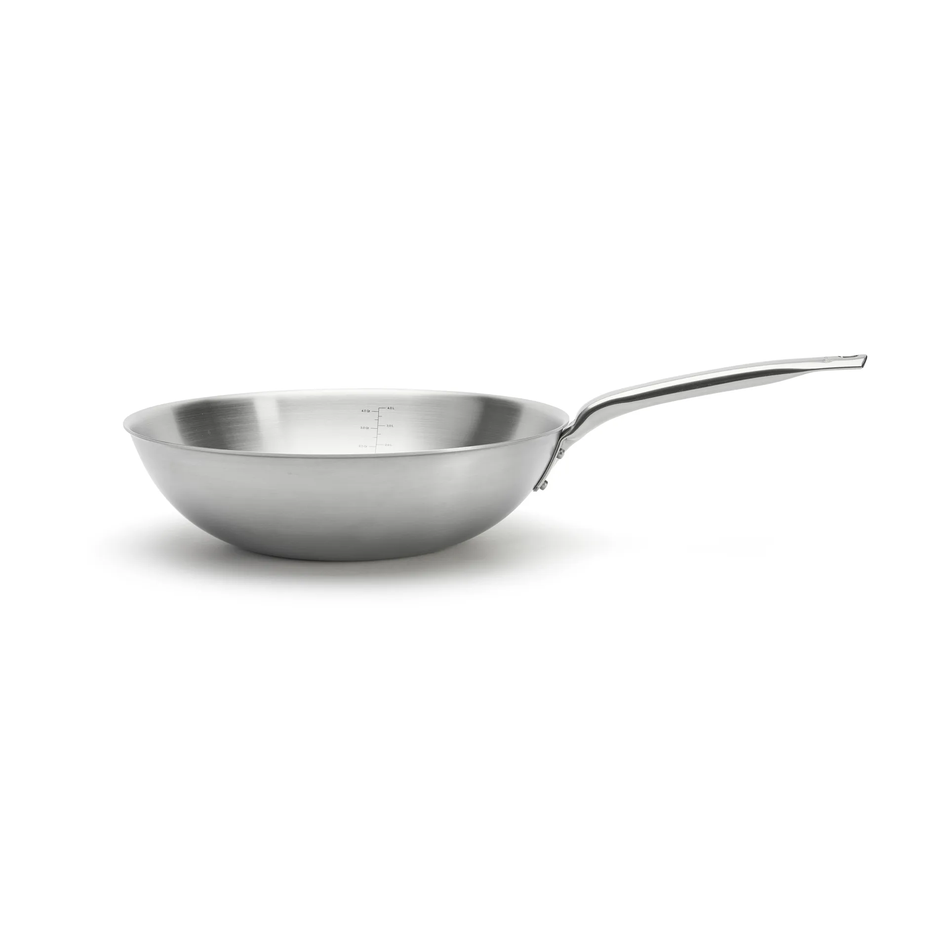 Wok de acero inoxidable Alchimy, Ø32 cm De Buyer