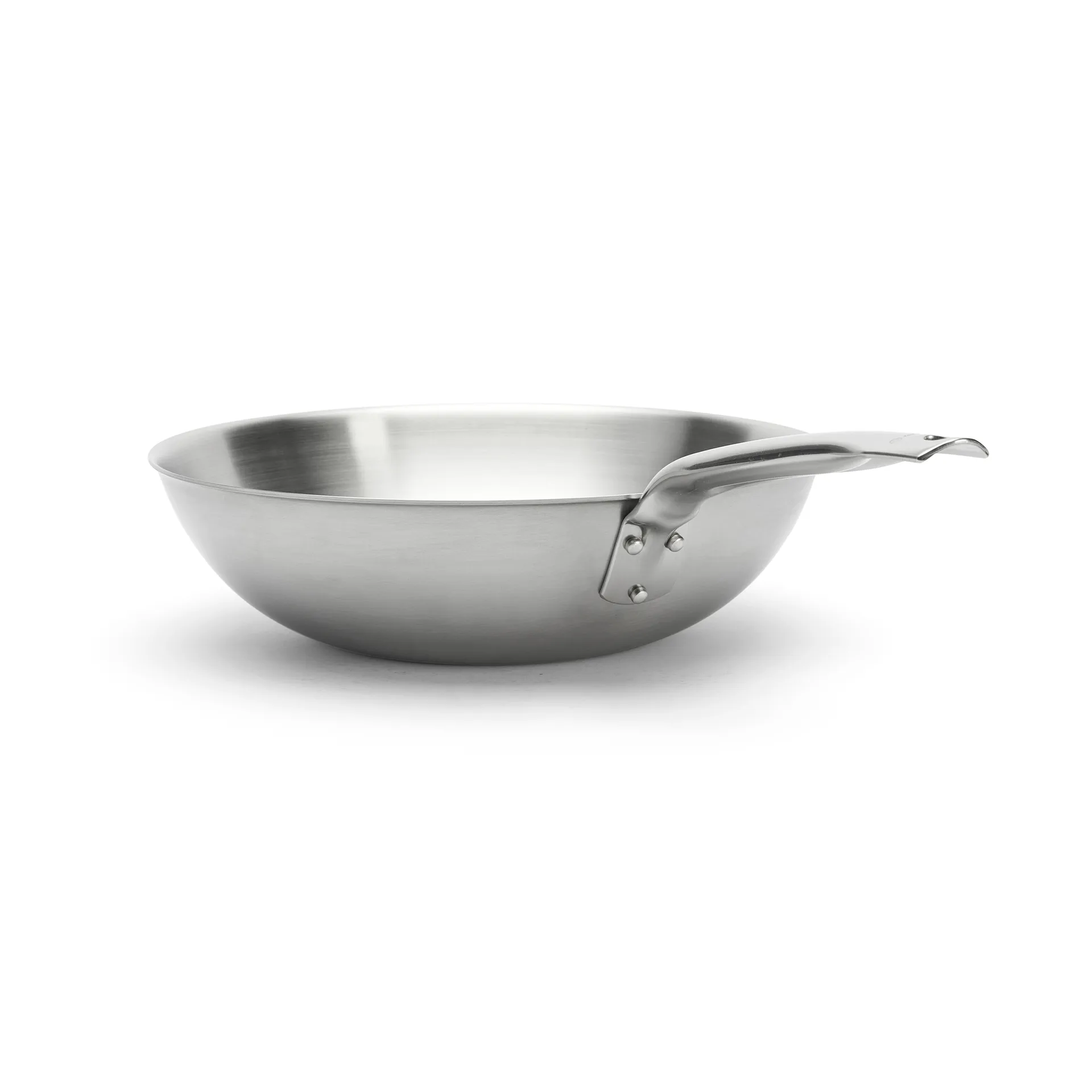 Wok de acero inoxidable Alchimy, Ø32 cm De Buyer