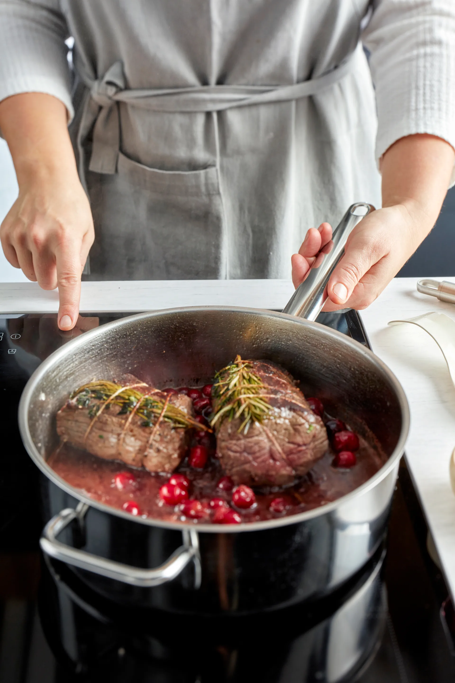 Apollo 7 sartén de acero inoxidable, Ø28 cm Demeyere