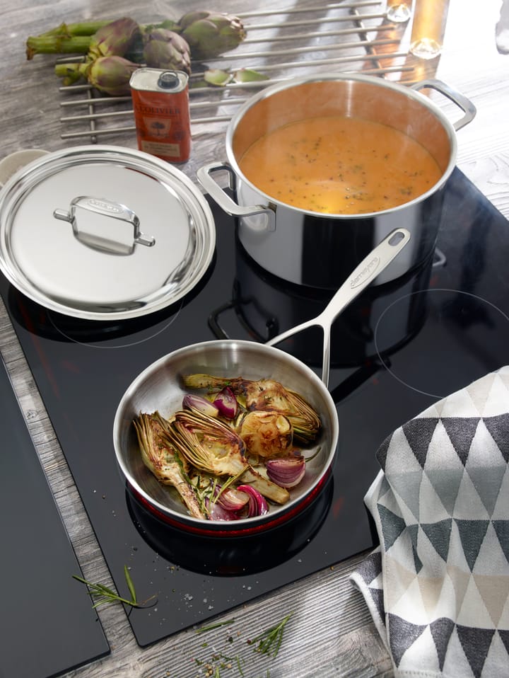 Demeyere 5-plus sartén de acero inoxidable 5-ply, Ø24 cm Demeyere