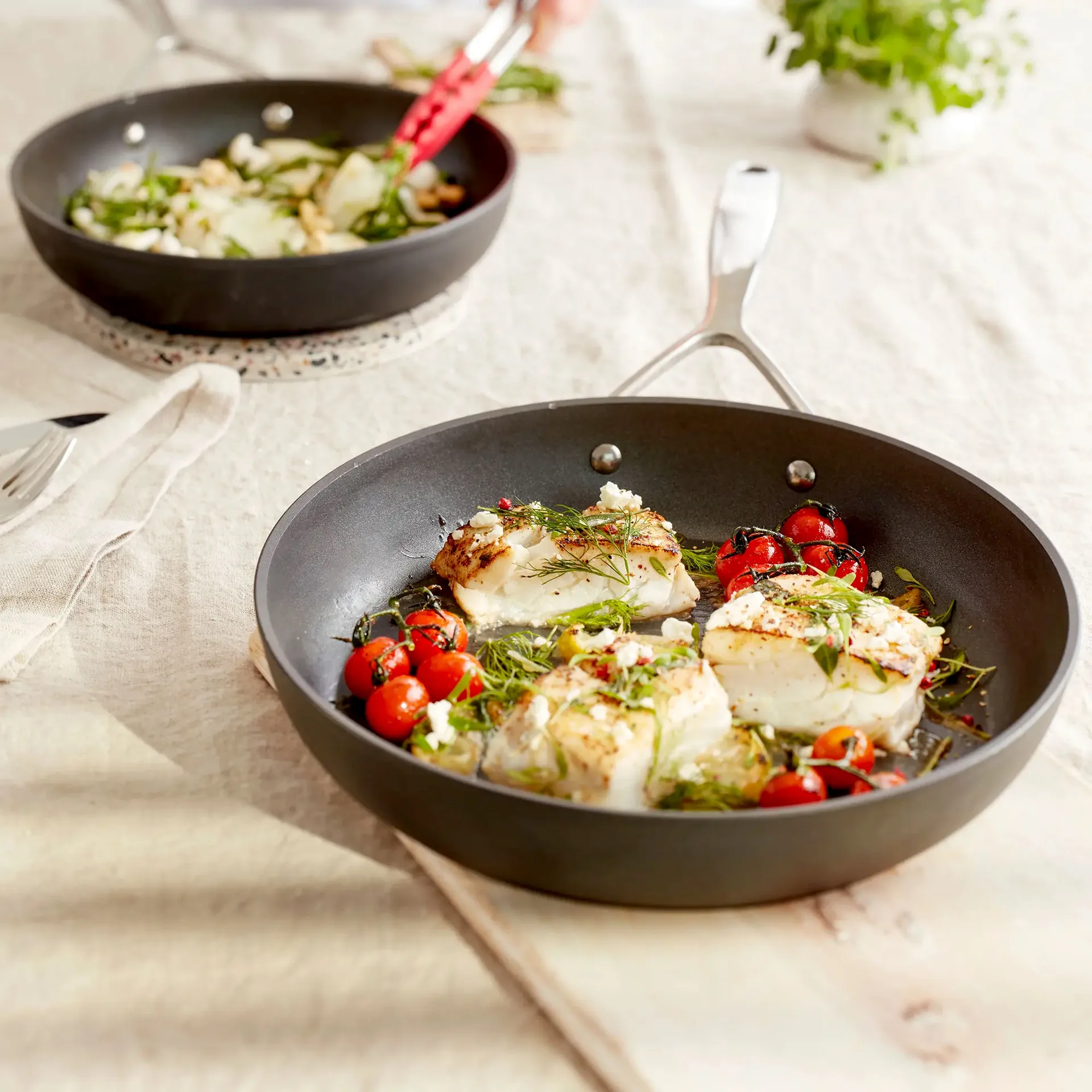 Demeyere Alu Pro 5 Ti-X set de sartenes, 2 partes Demeyere