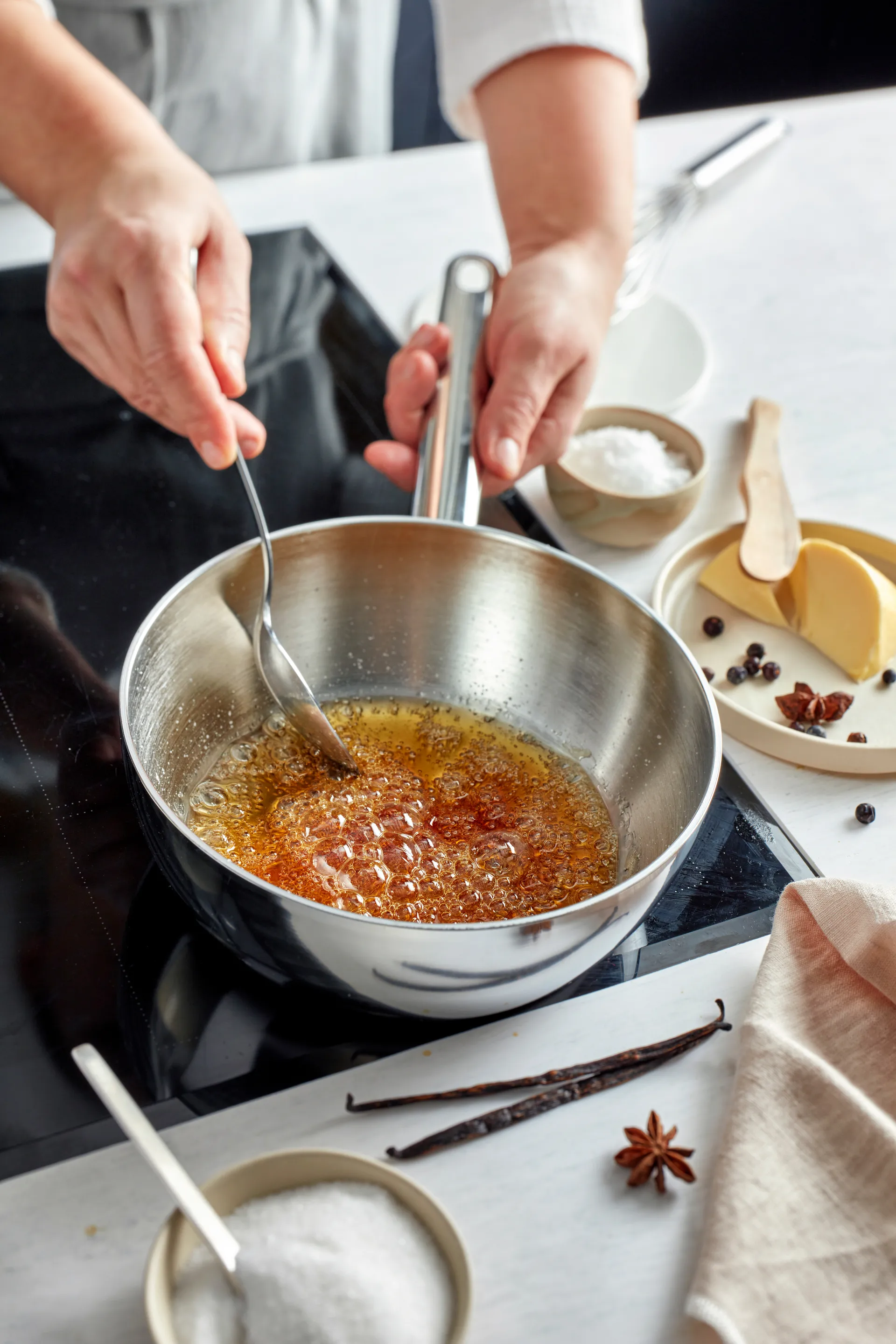 Demeyere Apollo 7 sartén sauté de acero inoxidable, Ø14 cm Demeyere