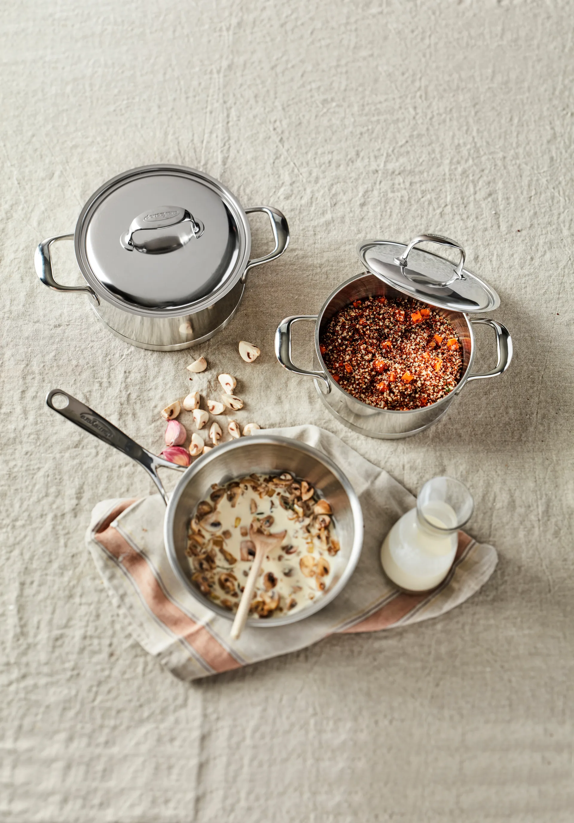 Demeyere Atlantis 7 olla baja de acero inoxidable, 3 L Demeyere