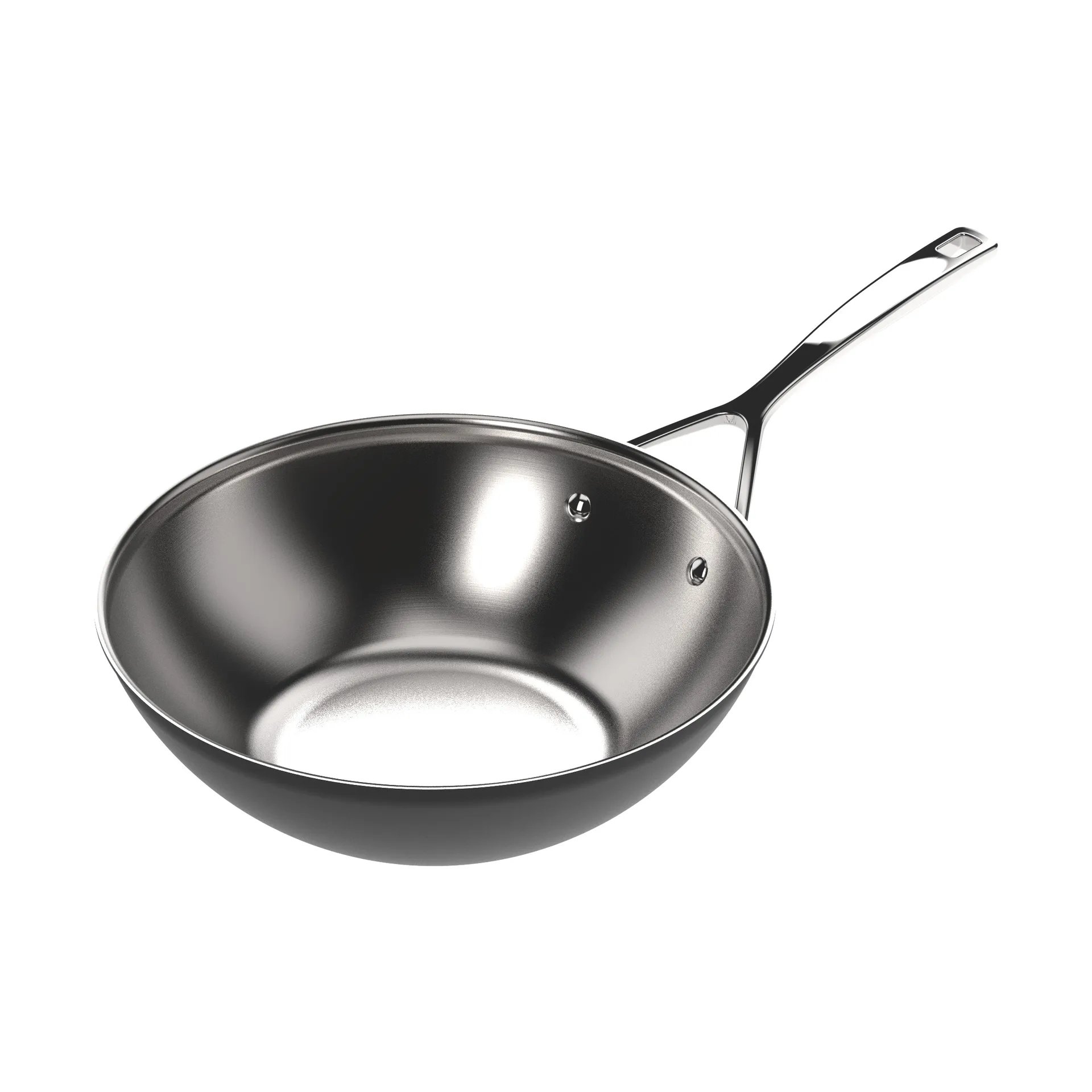 Demeyere Black 5 sartén wok de acero inoxidable, Ø30 cm Demeyere