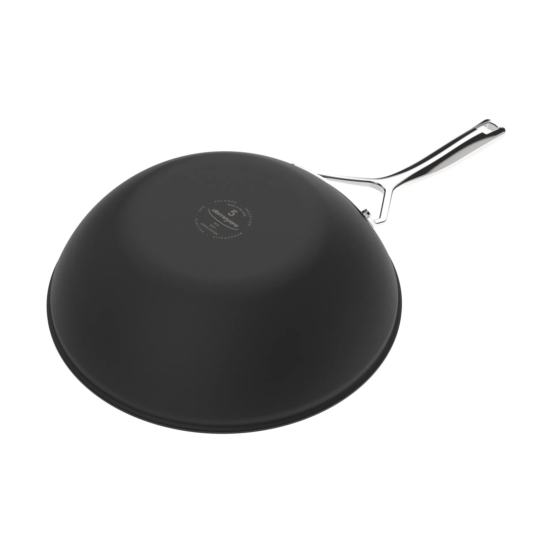 Demeyere Black 5 sartén wok de acero inoxidable, Ø30 cm Demeyere