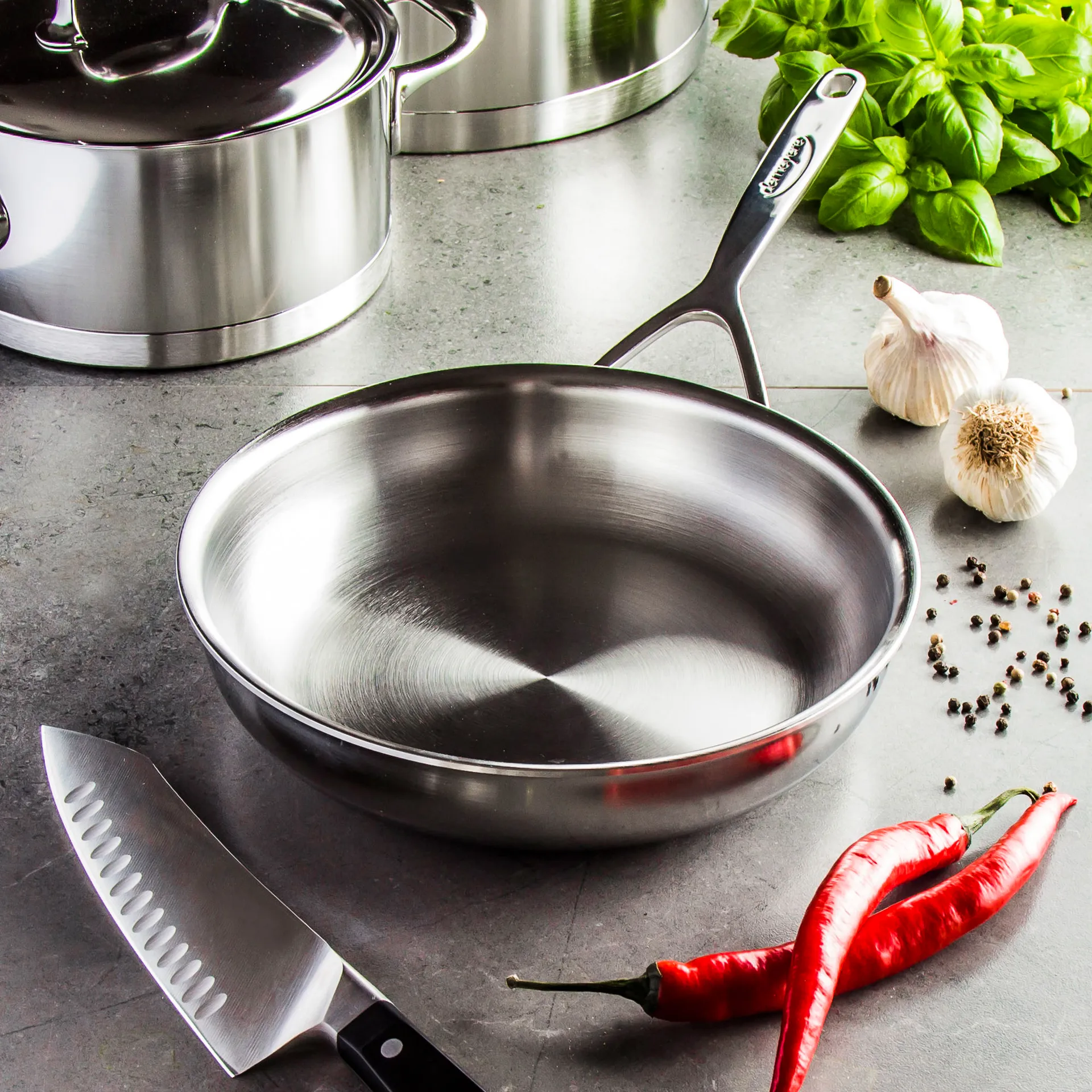 Multiline 7 sartén de acero inoxidable 7-ply, Ø20 cm Demeyere