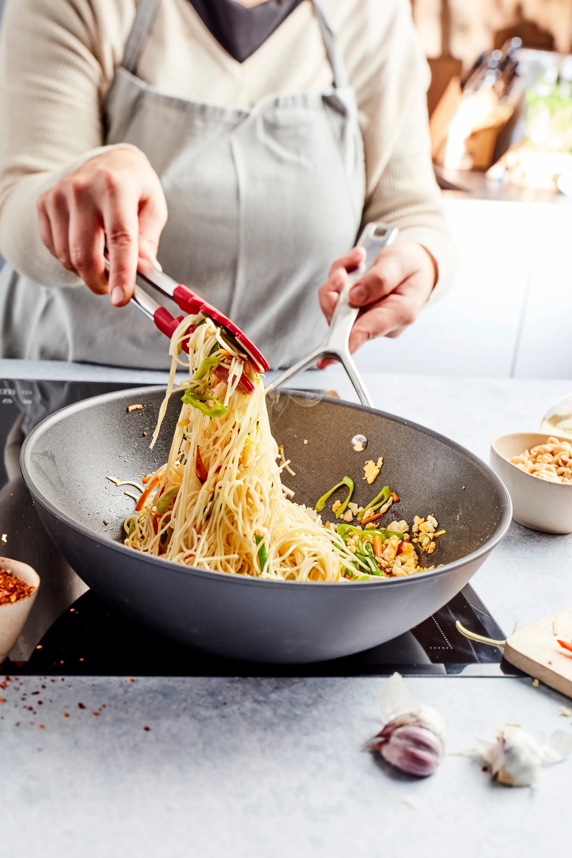 Sartén wok Demeyere Alu Pro, 30 cm Demeyere