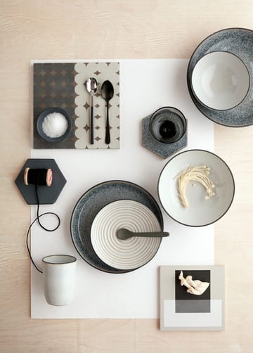 4 Platos Studio Grey 21 cm - Granite - Denby
