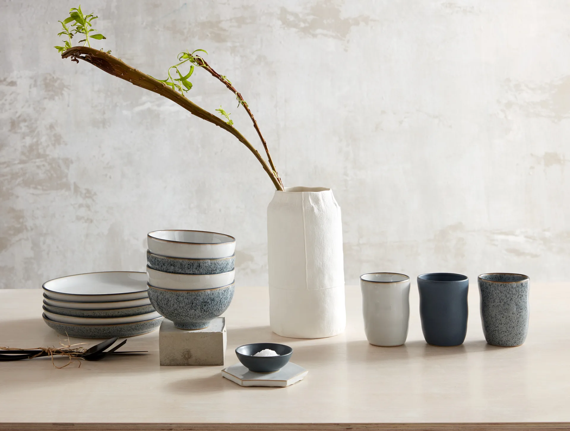 Bol de fideos Studio Grey 17,5 cm, Granite Denby