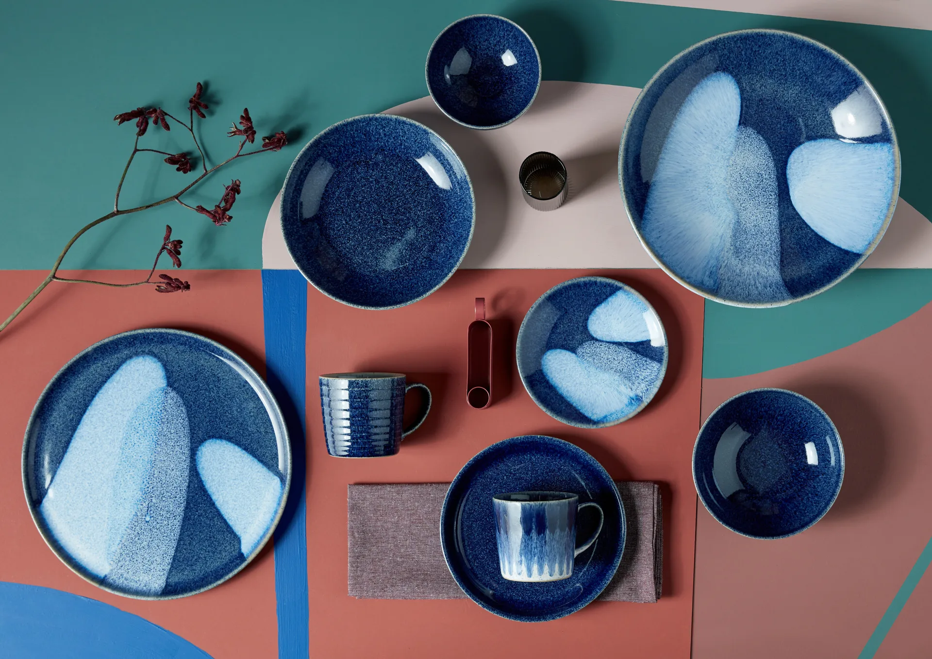 Bol para pasta Studio Blue 22 cm, Cobalt Denby