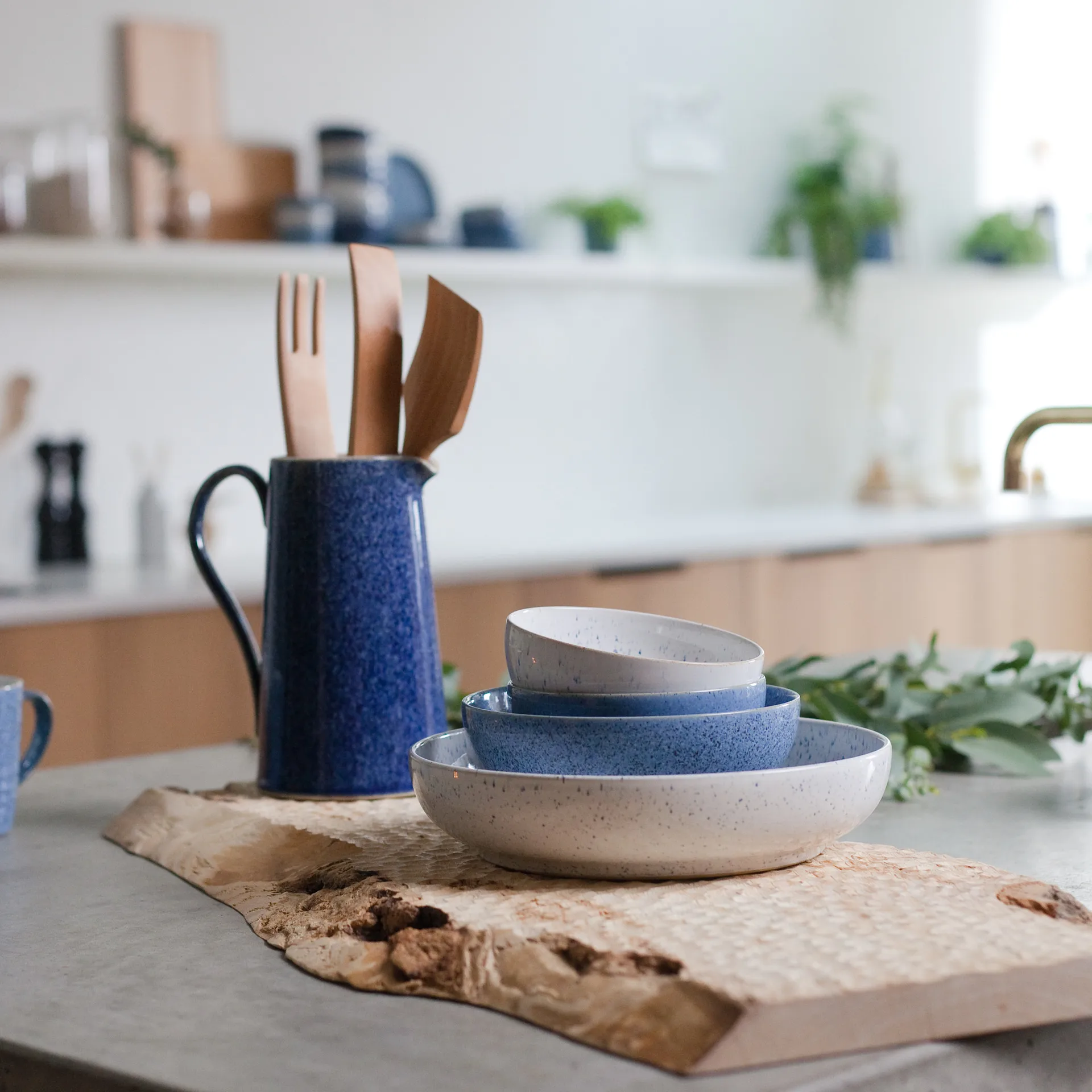 Bol Studio Blue 24 cm, Chalk Denby