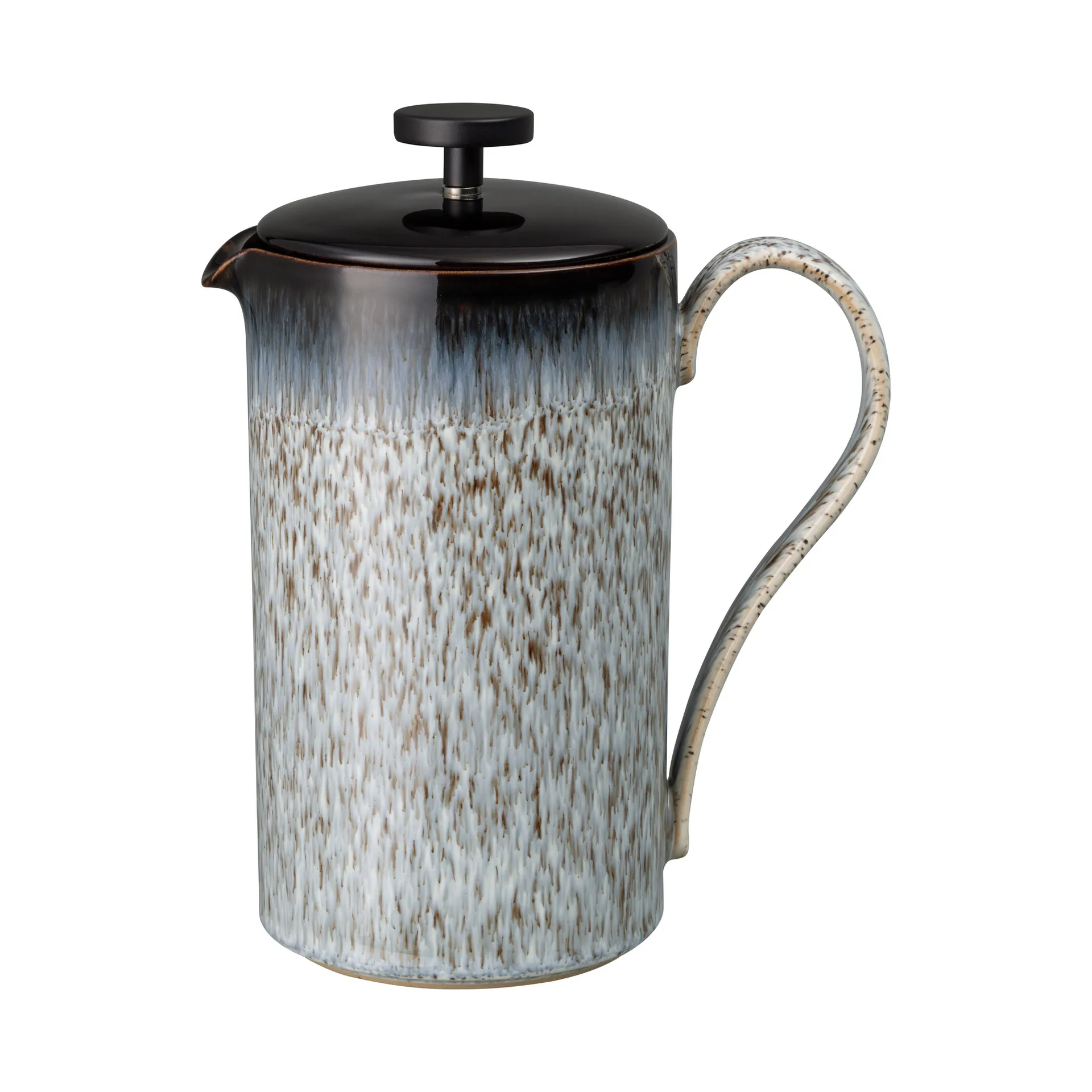 Cafetera de émbolo Halo brew 1,15 l, azul-gris-negro Denby