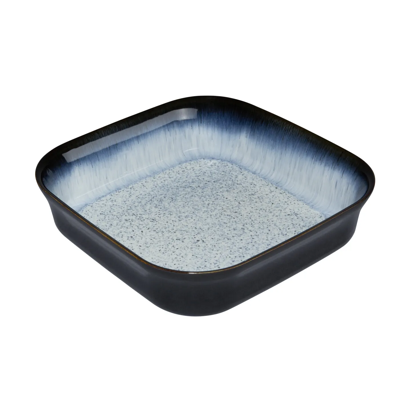 Fuente para horno Halo , Negro-azul, cuadrada Denby